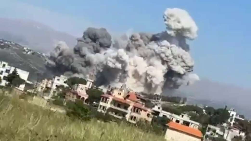 פיצוץ מבנה בדרום לבנון 