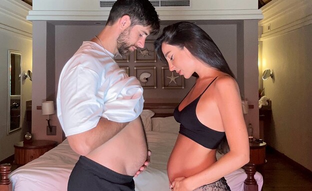 טליה עובדיה, שחף רז, בהיריון (צילום: instagram)