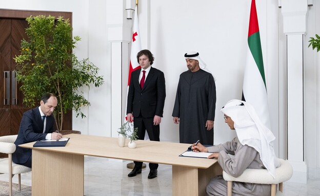 נשיא האמירויות וראש ממשלת גיאורגיה נשיא האמירויות וראש ממשלת גיאורגיה