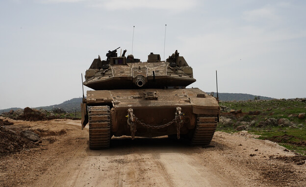 אנשי חיל ההנדסה במרחב החיץ בסוריה (צילום: עמית מרטין מנשרוף)