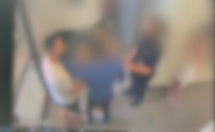 האלימות במרפאת בטרם באילת (צילום: ללא)