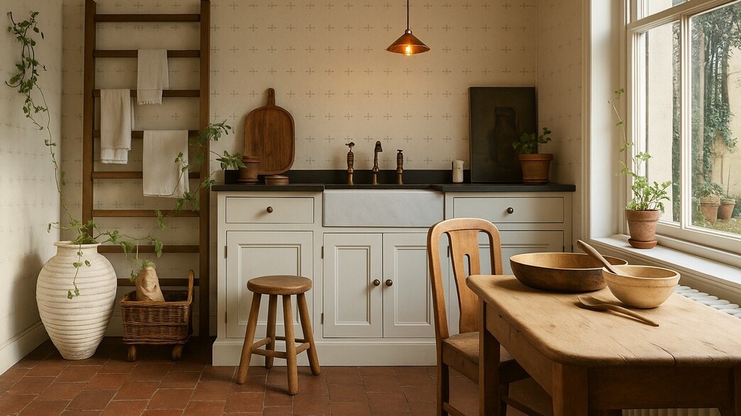 מטבח עם טאץ' כפרי