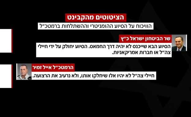 הציטוטים מהקבינט