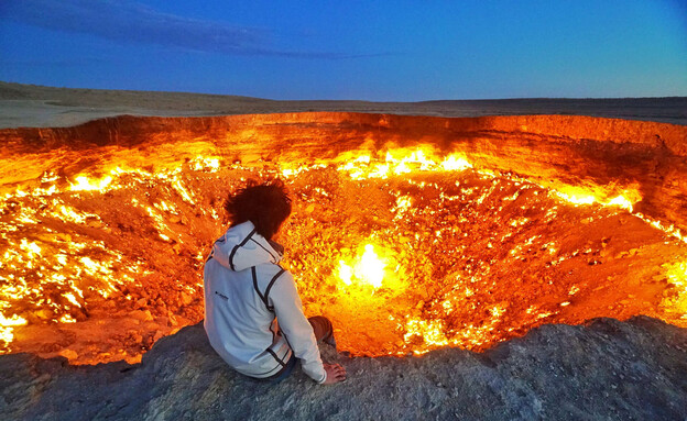 מכתש דארווזה טורקמניסטן (צילום: Dankc Adventure, shutterstock)