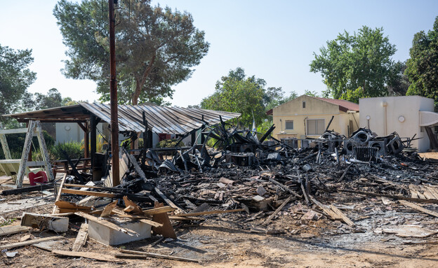 ניר יצחק בתחילת מלחמת חרבות ברזל