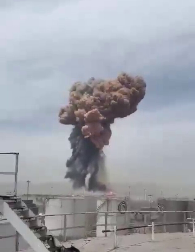 פיצוץ בנמל בנדר עבאס באיראן