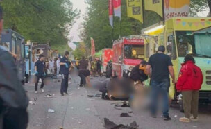 אירוע דריסה בפסטיבל בעיר ונקובר, קנדה (צילום: לפי סעיף 27 א')