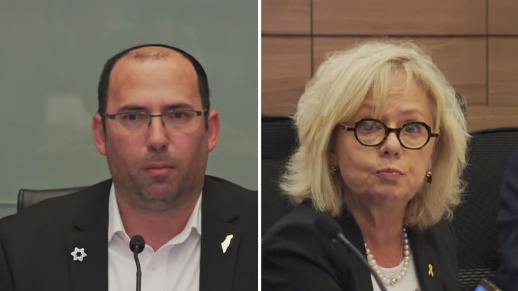 היועמ"שית גלי בהרב מיארה וח"כ שמחה רוטמן בועדת חוק