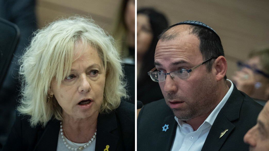 ח"כ שמחה רוטמן והיועמ"שית גלי בהרב מיארה בועדת חוק