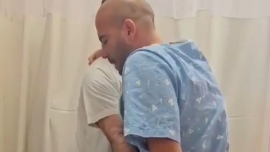 משה בן דוד מ"חתונמי" בתהליך השיקום בבית החולים