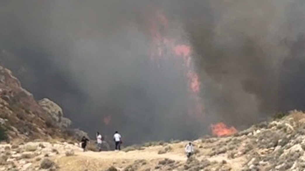 שרפה בנחל פרת שרפה בנחל פרת