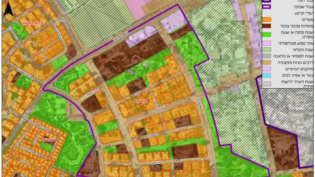 הדמיית שכונת נוריות בראשון לציון 