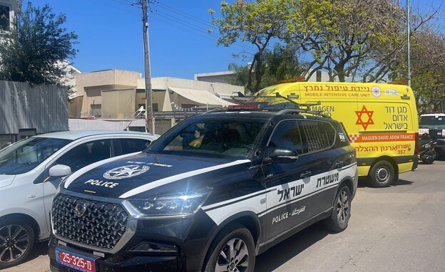 הזירה בחדרה (צילום: תיעוד מבצעי מד