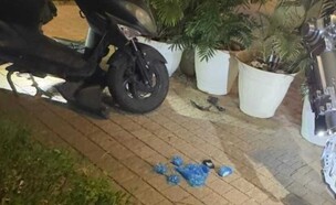 אופנוע הנפץ שאותר (צילום: דוברות המשטרה)