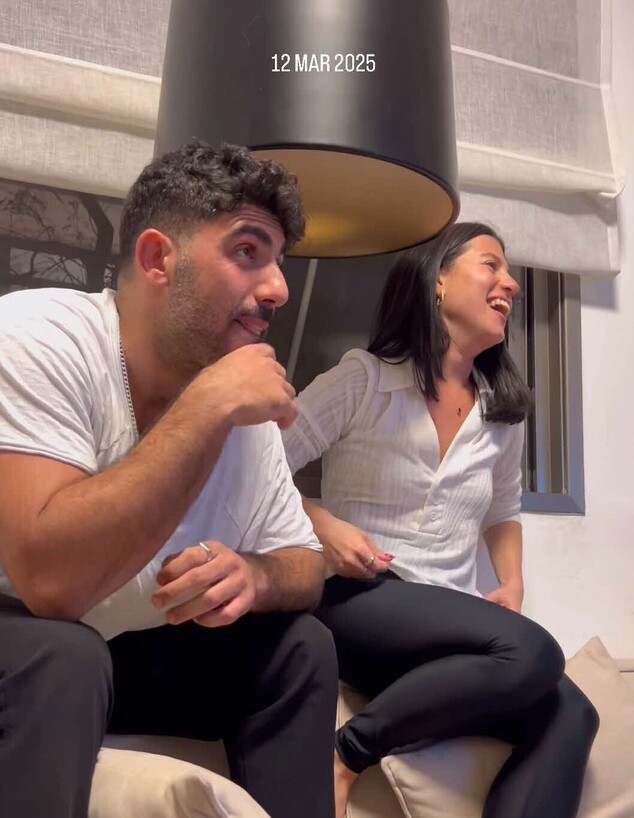 פז הלר ורן מזרחי (צילום: מתוך הסטורי של פז)