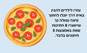 חידת הפיצה (צילום: הפרופסור הלא המפוזר)