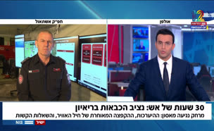 נציב הכבאות בריאיון: הושגה שליטה על האש