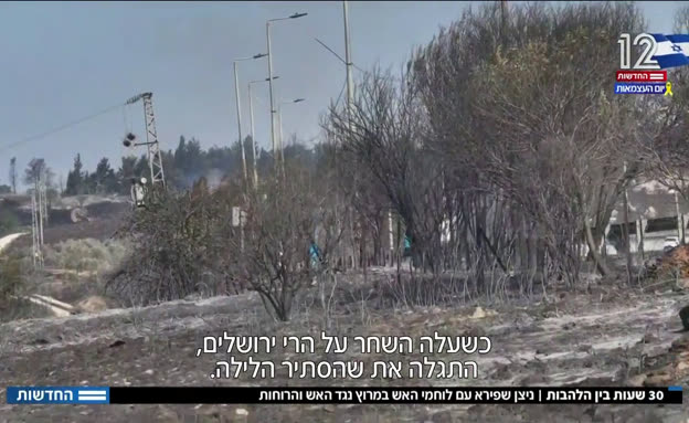 השרפה בהרי ירושלים: 30 שעות של אש 