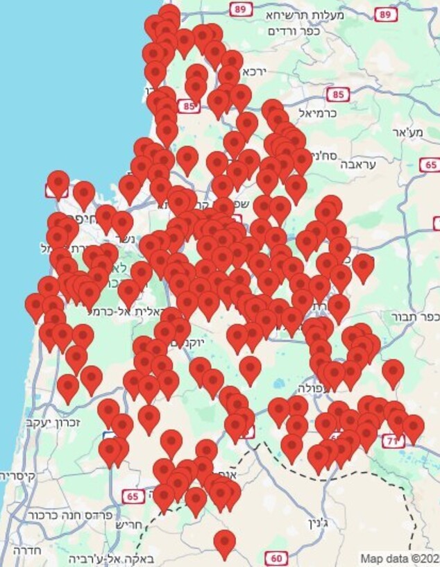 אזעקות בצפון בעקבות שיגור מתימן (צילום: כומתה)
