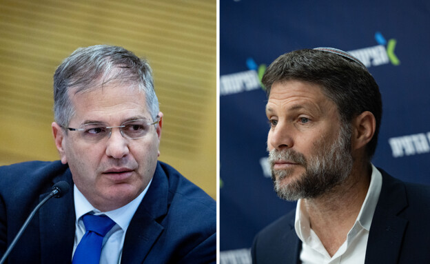 יואב קיש, בצלאל סמוטריץ' (צילום: פלאש 90)
