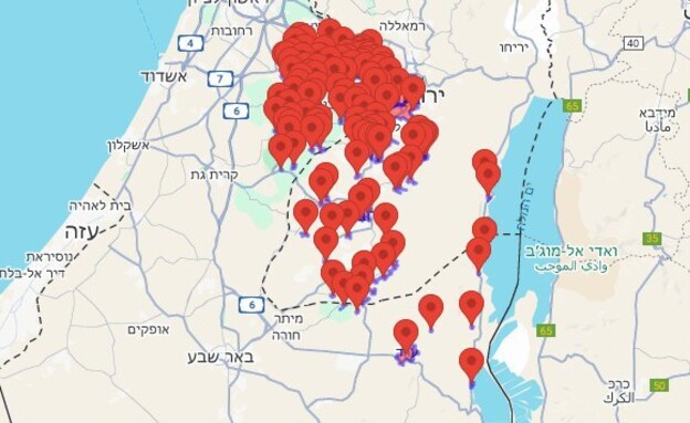 אזעקות בעקבות הטיל מתימן