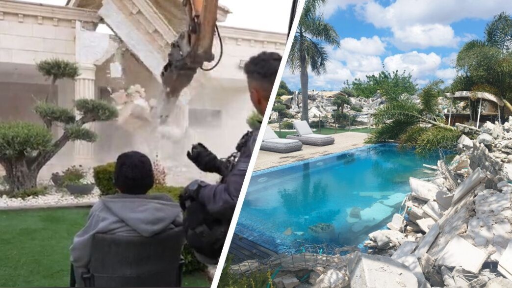 ההרס בווילת הפאר ברמלה ההרס בווילת הפאר ברמלה