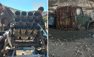 האמצעים וזירת הפעילות (צילום: דובר צה"ל)