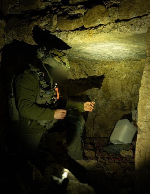 פלגת הס"פ בפעילות בסוריה (צילום: דובר צה"ל)