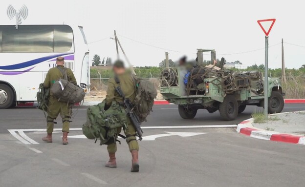 הקלפים הישראלים מול עזה (צילום: דובר צה