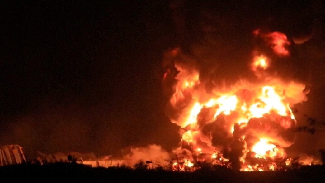 נזקי התקיפה הישראלית בנמל חודידה