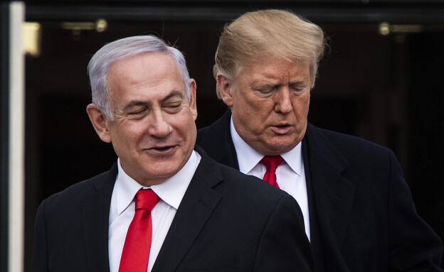 דונאלד טראמפ, בנימין נתניהו (צילום: Jabin Botsford, getty images)