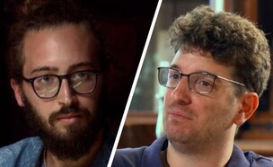 בר שקד ועמית פארן (צילום: מתוך "הבוגדים", קשת 12)