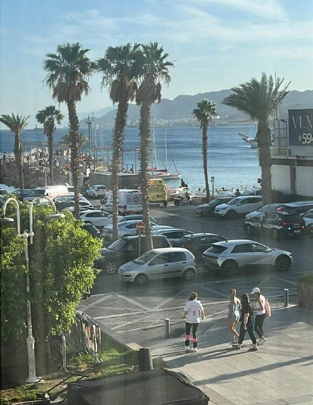 אילת אירוע התנגשות סירות (צילום: דוברות מד