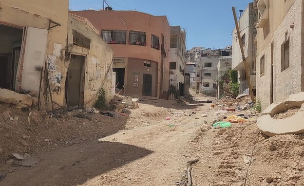 ההרס במחנה הפליטים ג'נין (צילום: N12)
