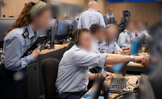 בור חיל האוויר בעת התקיפה בתימן (צילום: דובר צה