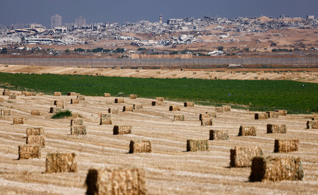 הגבול בין עוטף עזה לרצועת עזה (צילום: רויטרס)