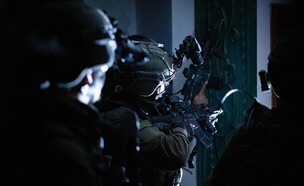 הכוחות מעבר לגבול (צילום: דובר צה"ל)