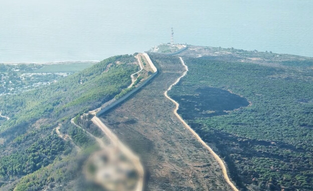 מבצע הנדסי של צה״ל בגבול הצפון (צילום: דובר צה