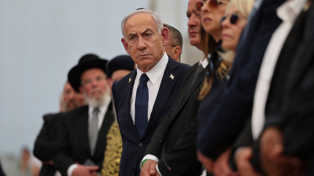 ראש הממשלה בנימין נתניהו ביום הזיכרון 2025 (צילום: רויטרס)