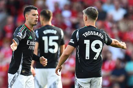 ארסנל נראתה טוב במחצית השנייה והשוותה ל-2:2 (Getty)