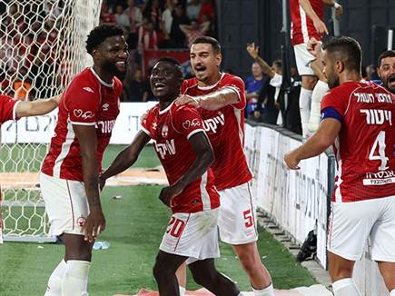 אבל הבקיעה עד ההפסקה (צילום: דני מרון)