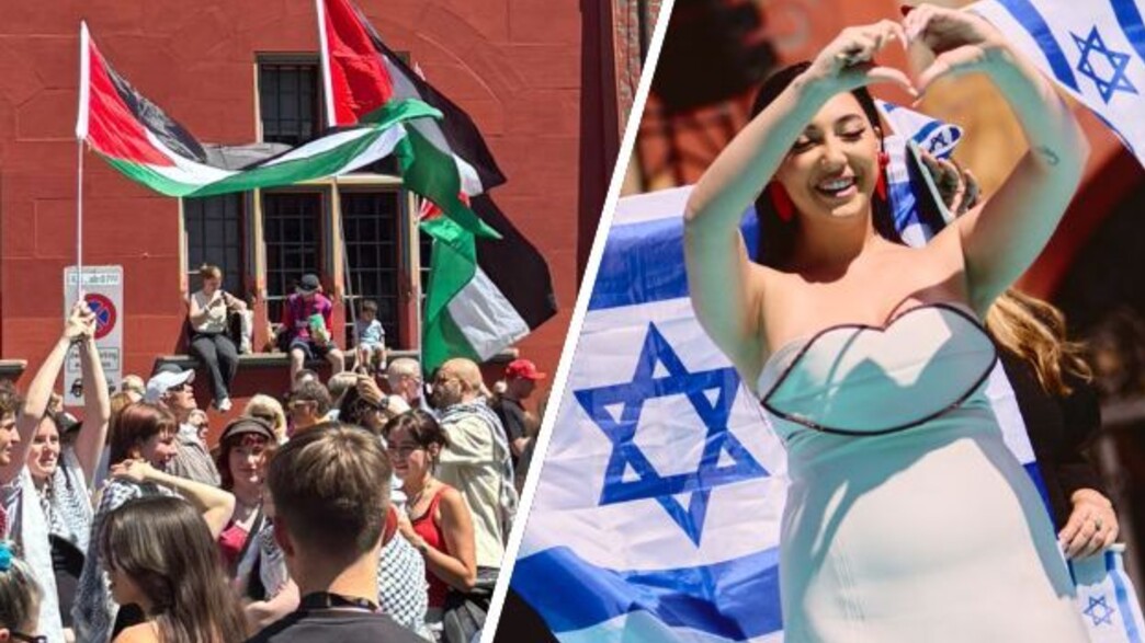 יובל רפאל ודגל פלסטין באירוויזיון 2025