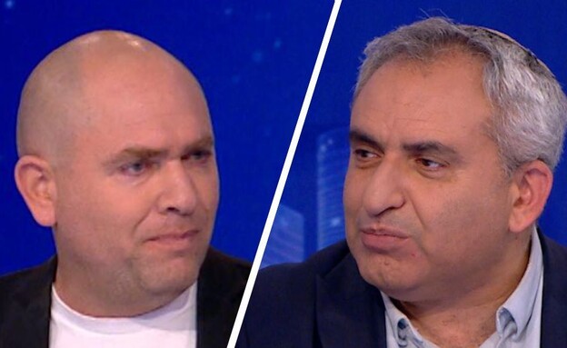 זאב אלקין וג'וש בריינר (צילום: אברי ושרקי, קשת 12)
