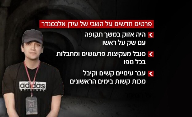 פרטים חדשים על השבי של עידן אלכסנדר