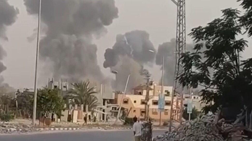 תקיפה חריגה בח'אן יונס תקיפה חריגה בח'אן יונס