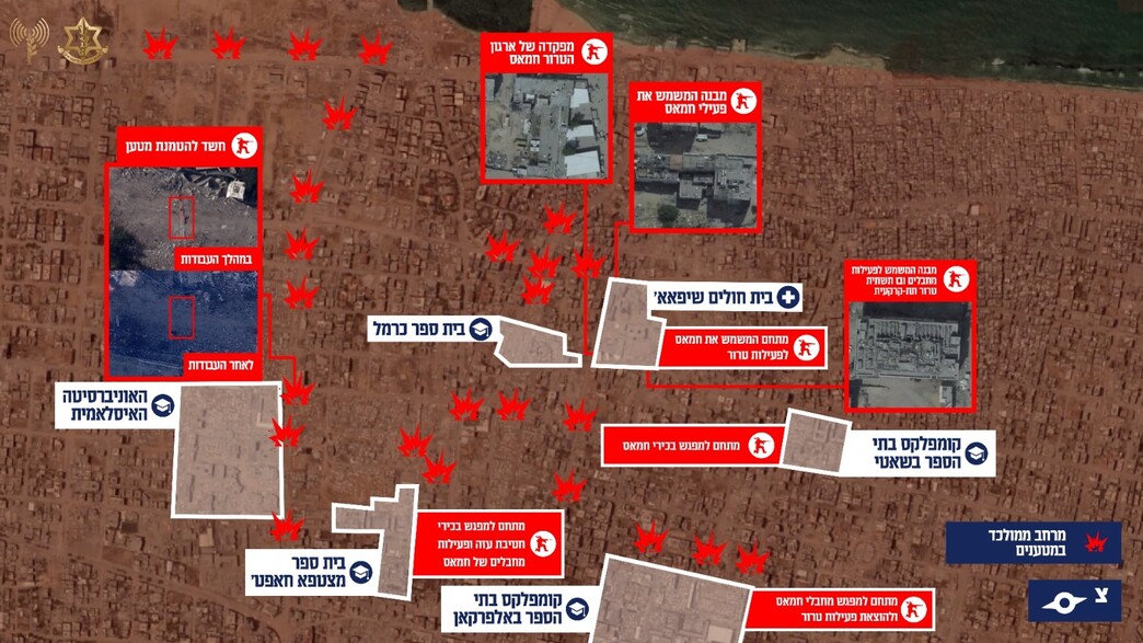 מפת אינדיקציות מודיעניות של צה"ל מפת אינדיקציות מודיעניות של צה"ל