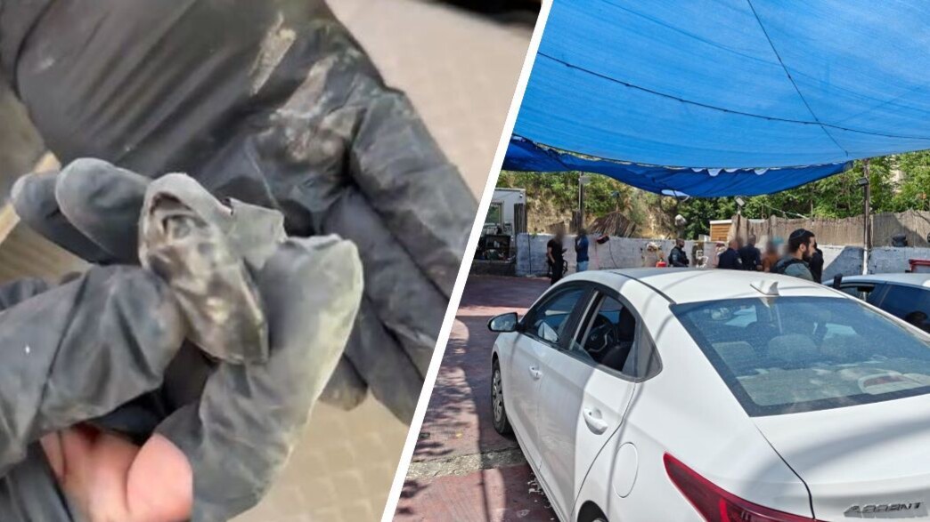 מכשיר אייר-טאג שהתגלה ברכב שעבר שטיפה מכשיר אייר-טאג שהתגלה ברכב שעבר שטיפה