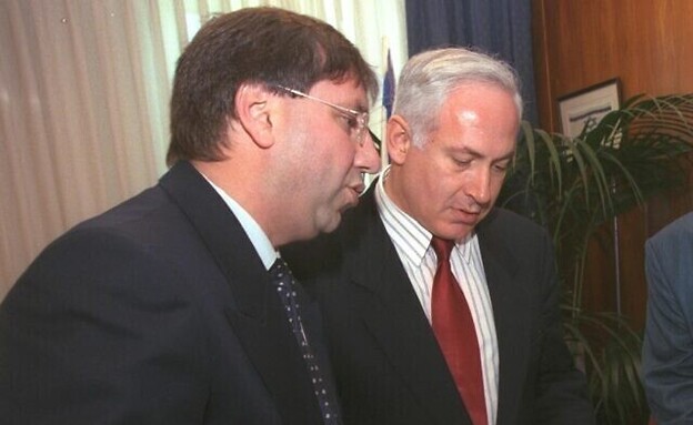 נתניהו וברדוגו בשנת 1998 (צילום: OHAYON AVI לעמ)