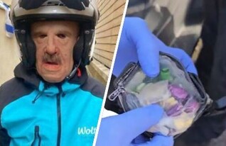 עבריין שהתחזה לשליח וולט, תפיסת סמים אצל שליח