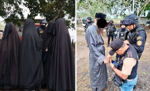 הנערות שחולצו והמעצרים של חברי כת "לב טהור" (צילום: 27 א')